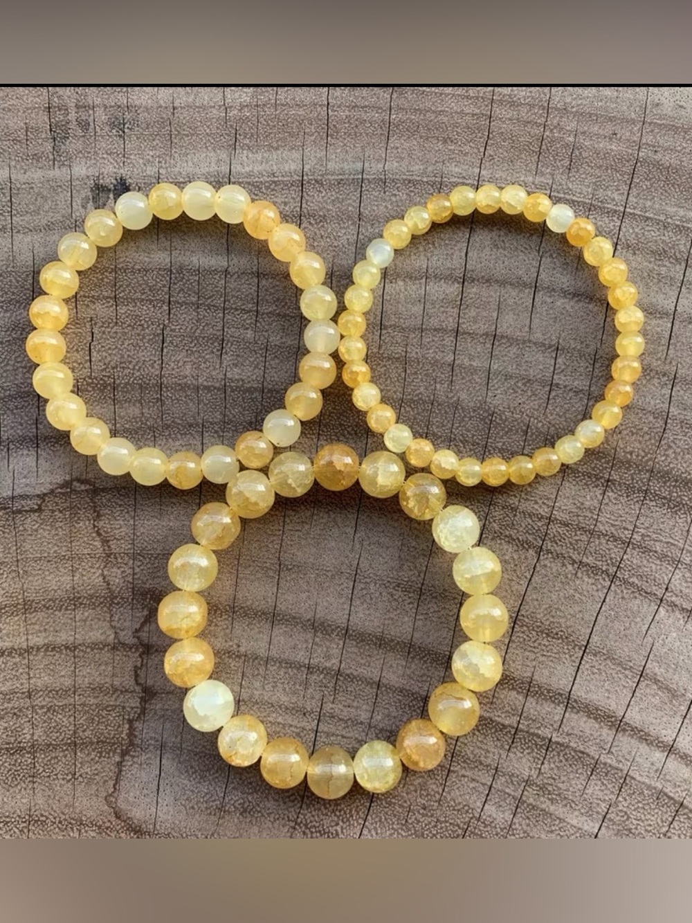 💎4/$20💎Yellow Citrine Bracelet 4mm, 6mm, 8mm (PREVIEW)